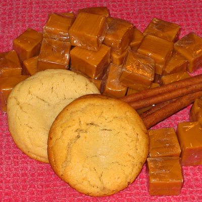 Apple Cider Caramel Cookies