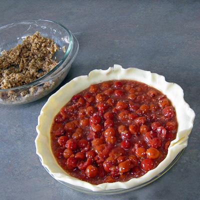 Cherry Streusel Pie