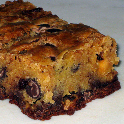 Two-Tone Sour Cherry Brownies